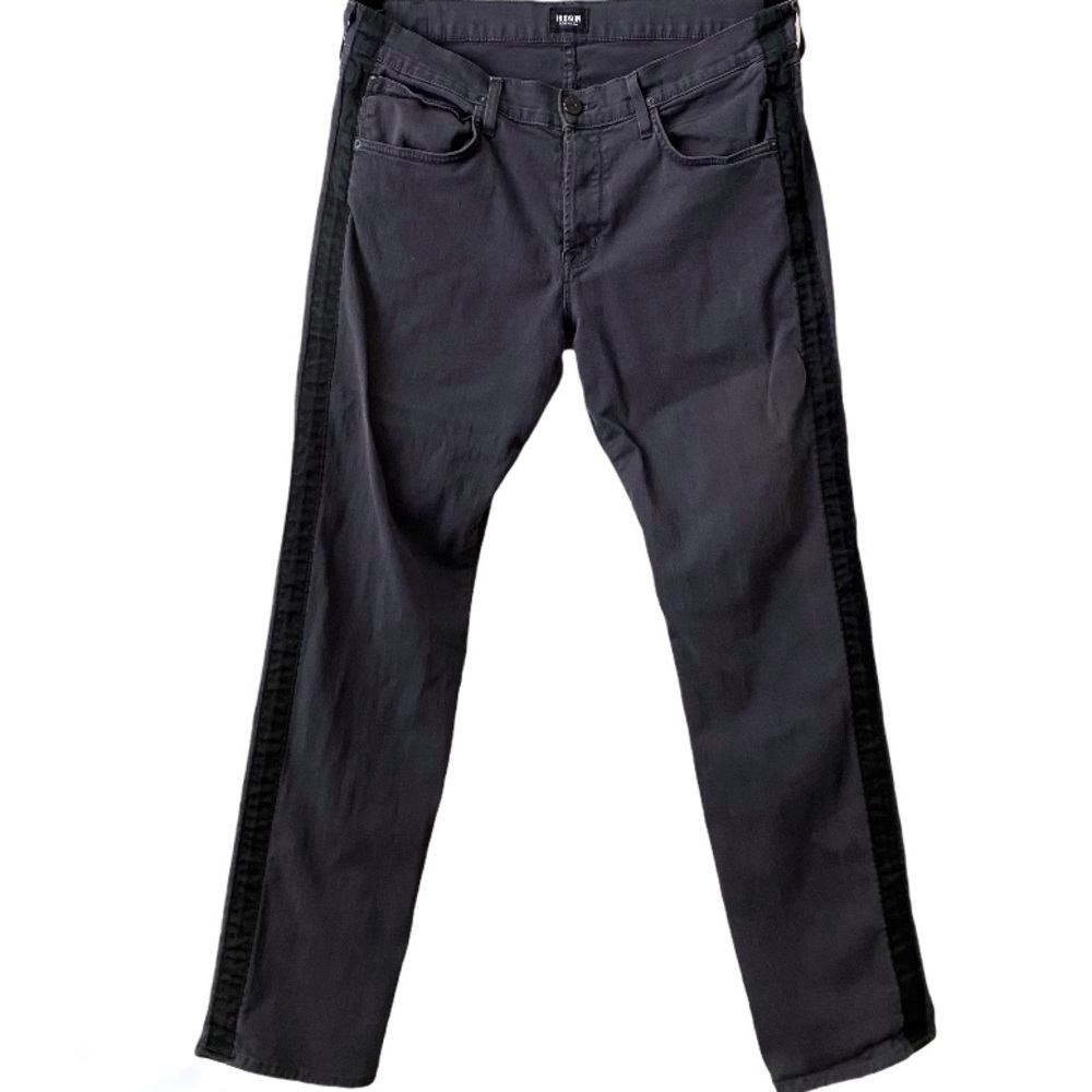 Hudson | tuxedo solid black Lou slim straight jeans size 36